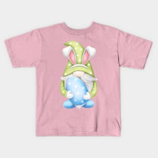 Easter Gnome bunny Kids T-Shirt
